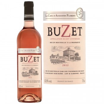 vin rosé Buzet 2012 Cuvée Augustin Florent 